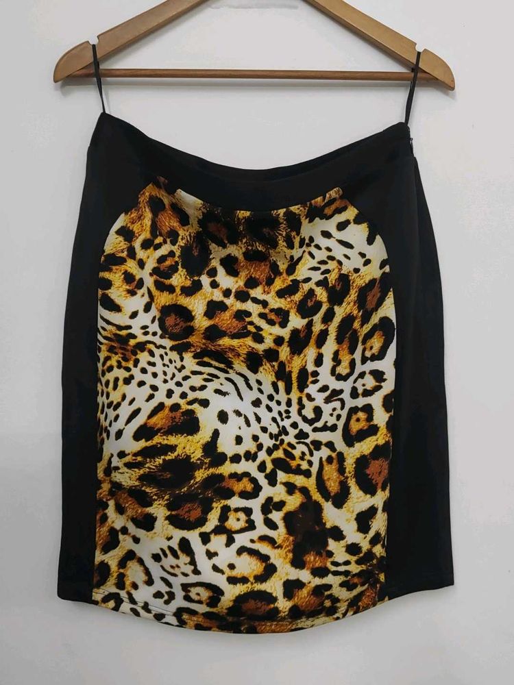 Animal Print Skirt
