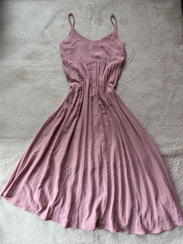Asymmetrical Baby Pink Dress