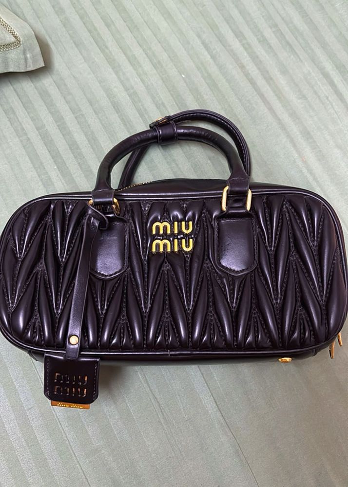 Miu-Miu Quilted Handbag