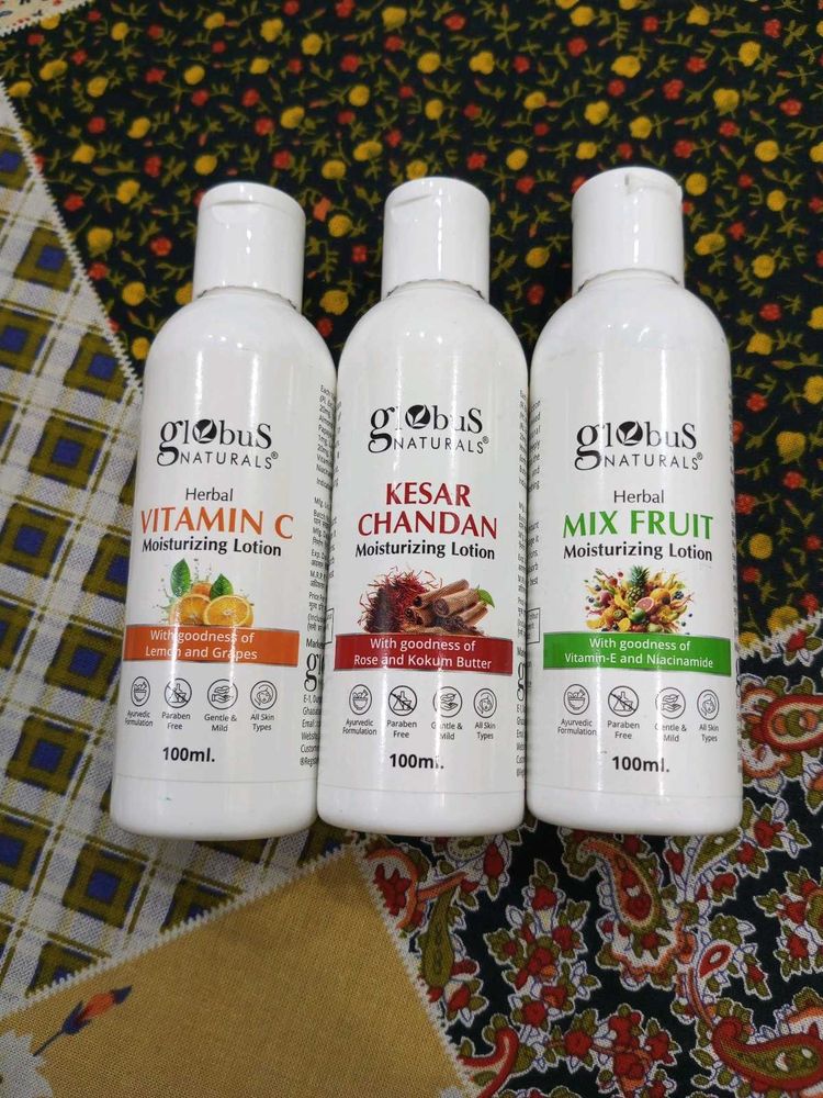 (Pack Of 3)Globus Naturals Moisturizing Lotion