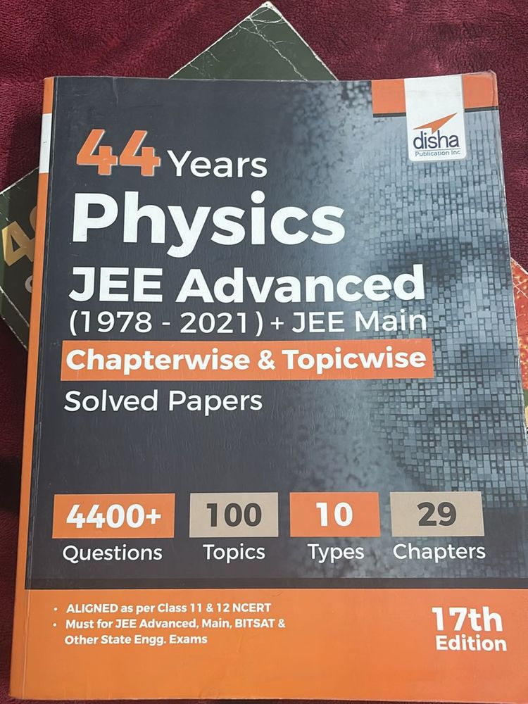 Disha 44years jee Mains And Advanced Pyq Book