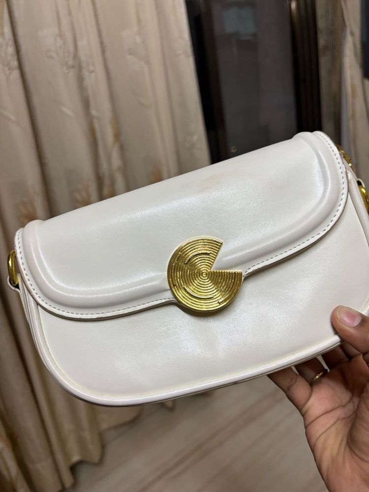 Elegant Ivory Shoulder Bag