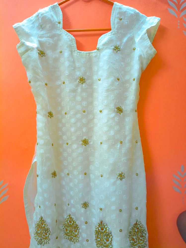 Elegant Embroidered Kurta