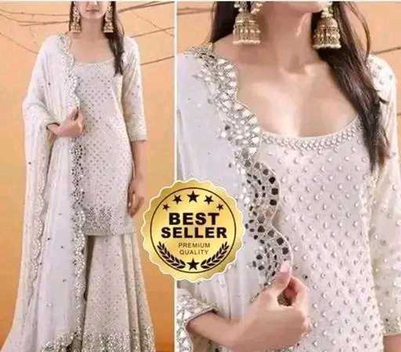 Elegant White Kurta Set