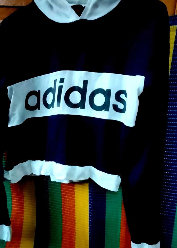 Adidas Cropped Hoodie