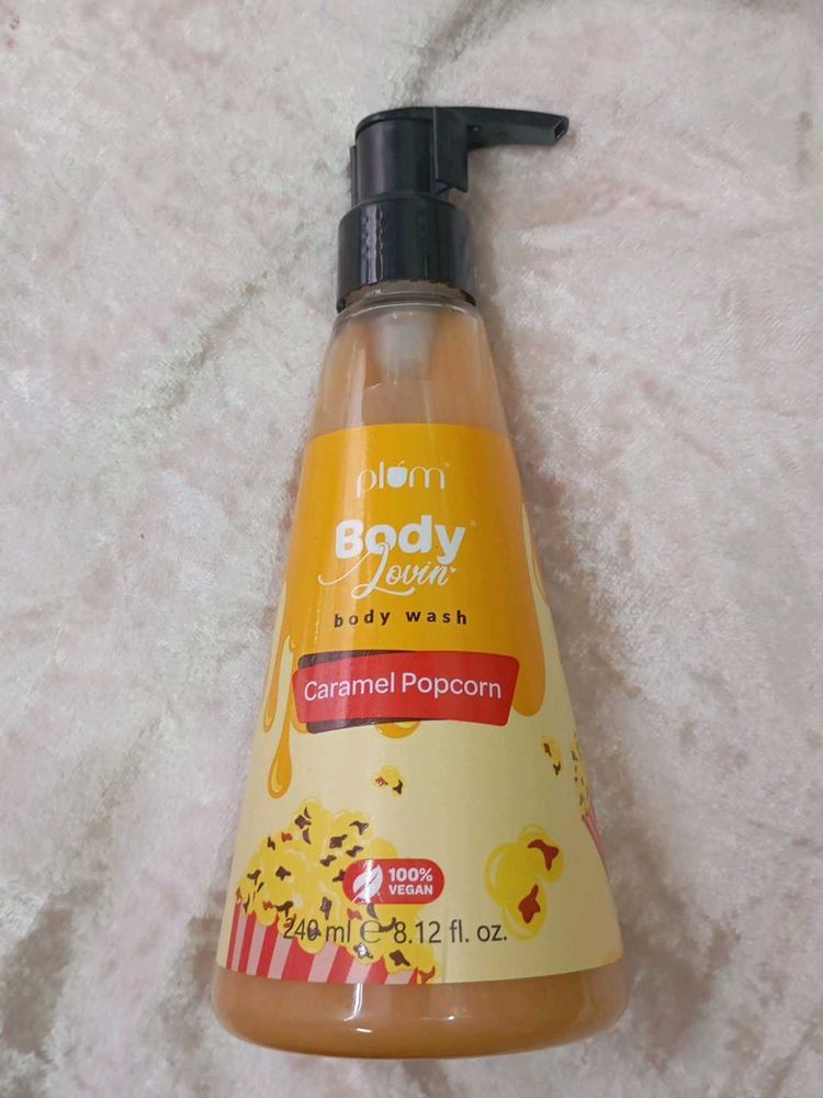Plum Caramel Popcorn Body Wash