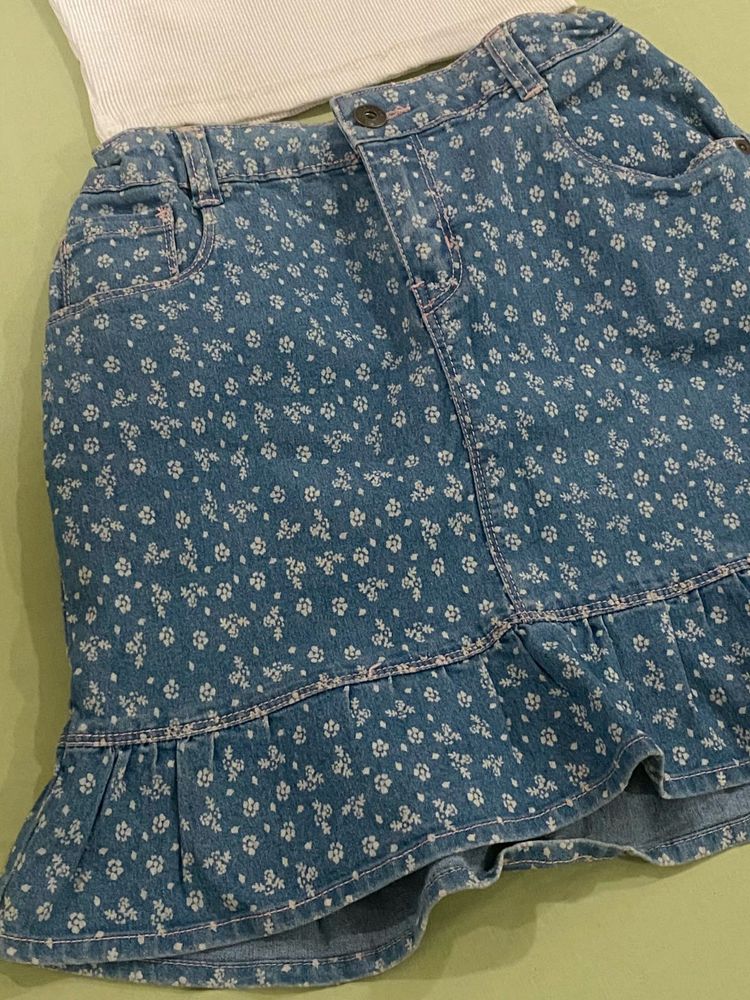 Cute Floral Skirt