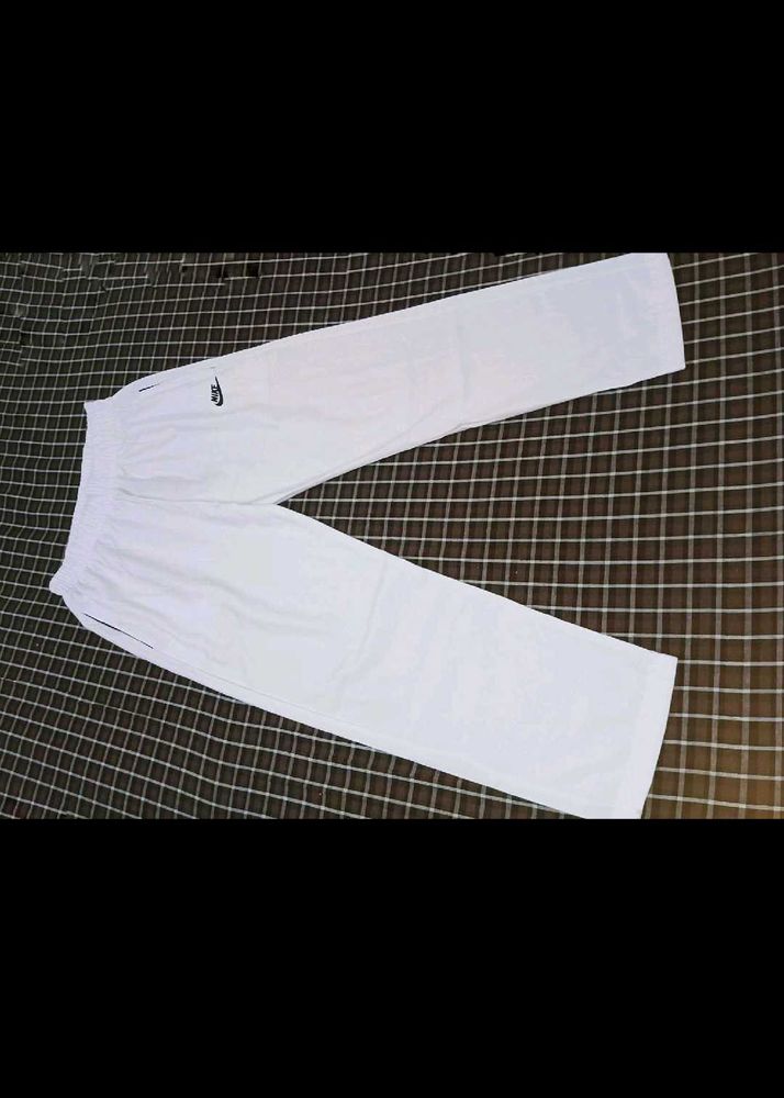 Nike White Track Pants
