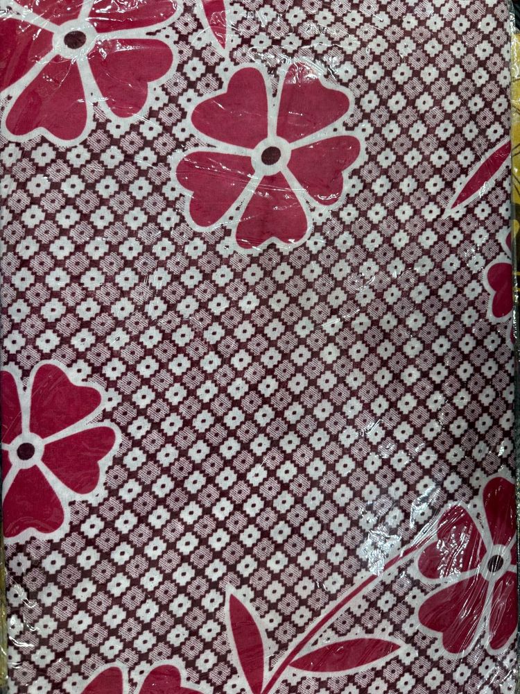 Queen Size Floral Bedsheet With 2 Pillow Cases