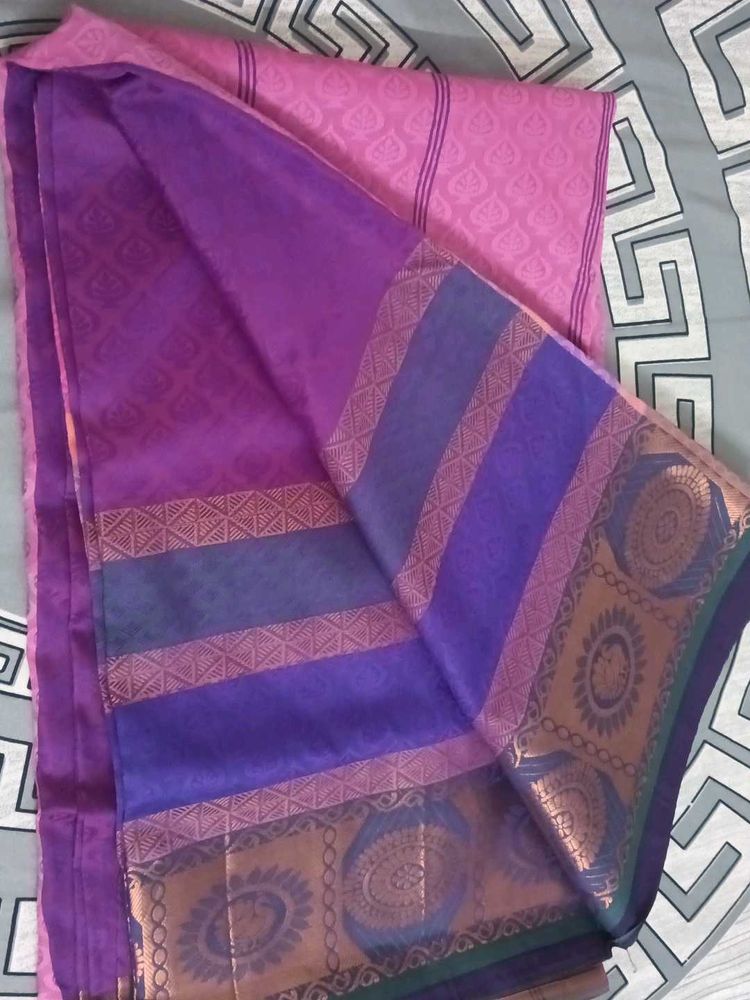 Elegant Purple Saree