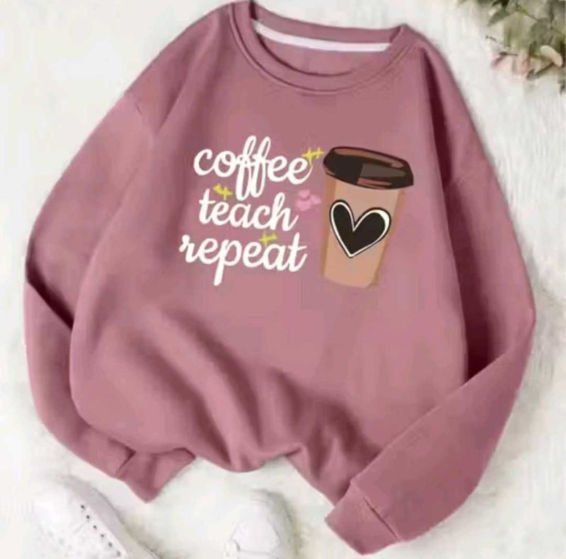 Cute Coffee Teach Repeat Sweatshirt