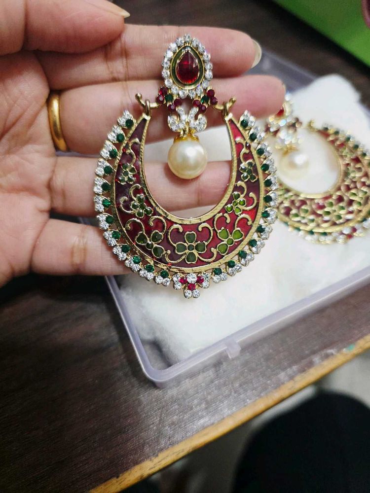 Elegant Chandbali Earrings
