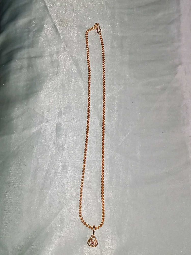 One Gram Gold Pendant Necklace