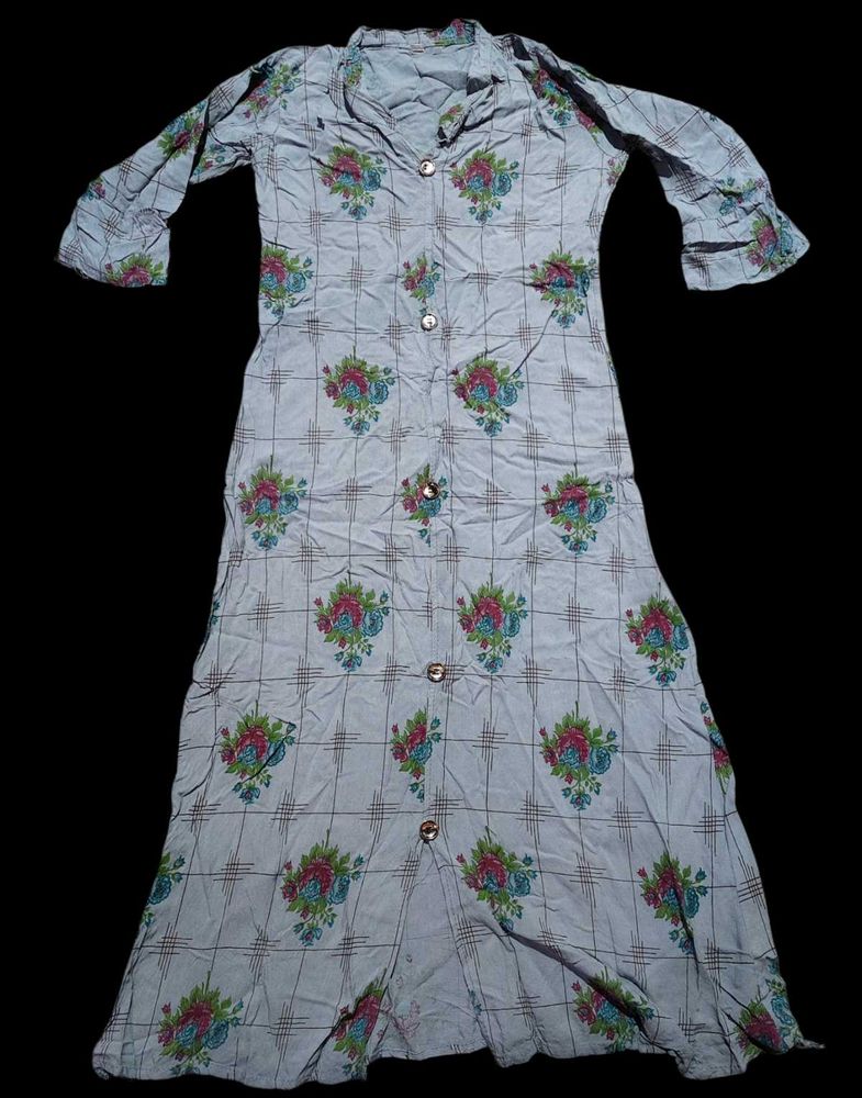 Floral Print Kurta