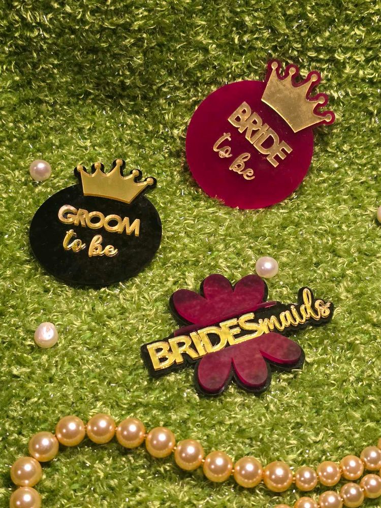 Wedding Party Pins