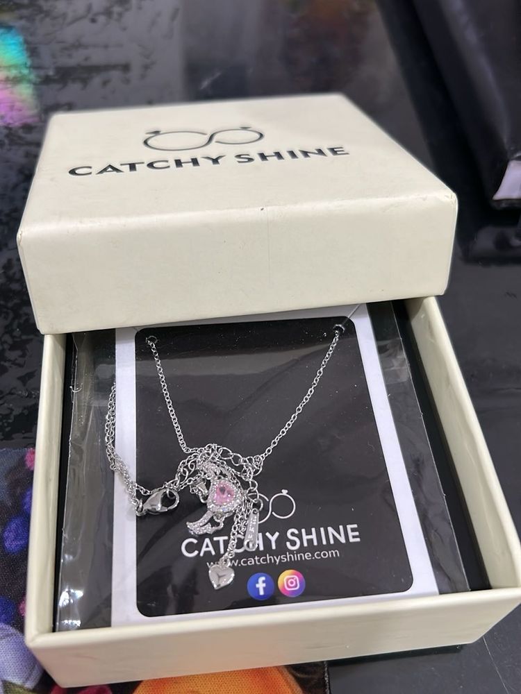 Catchy Shine Silver Necklace