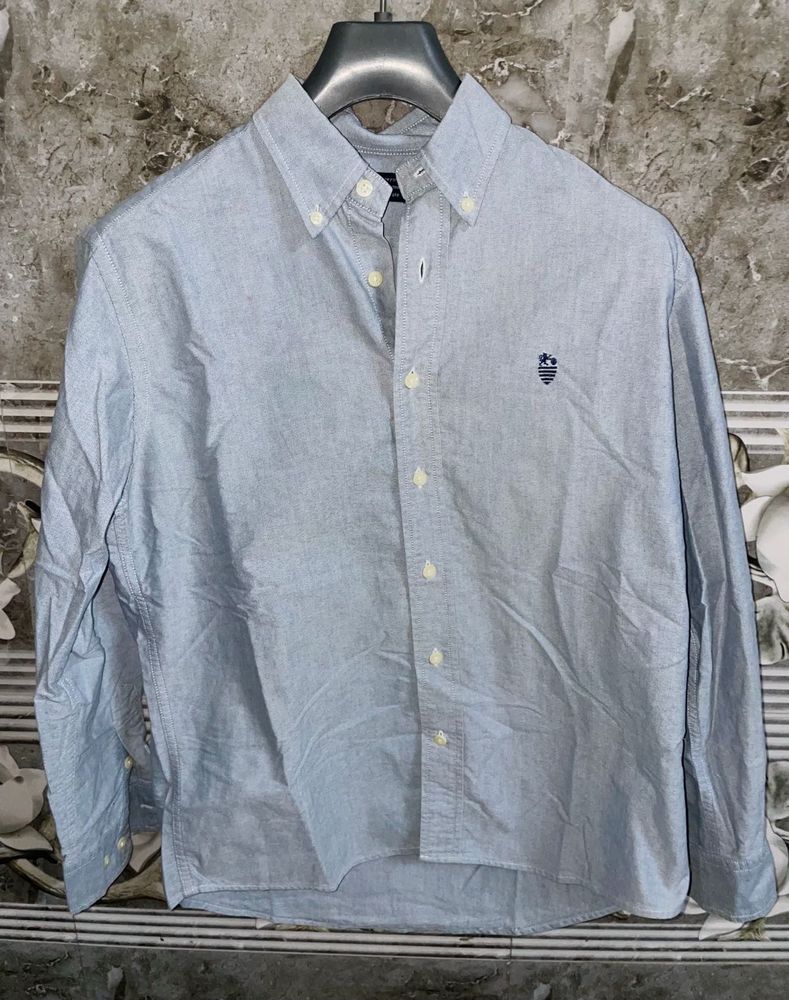 Men's Blue Long Sleeve Shirt