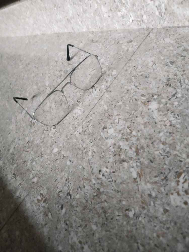 Aviator Glasses - Silver Metal Frame