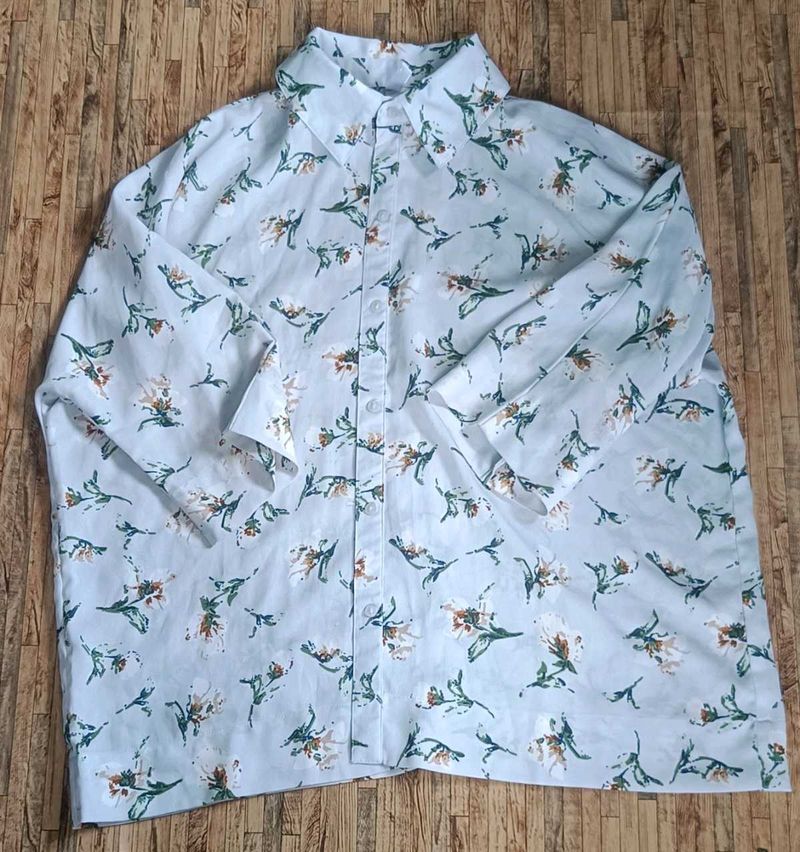 Floral Button-Down Shirt
