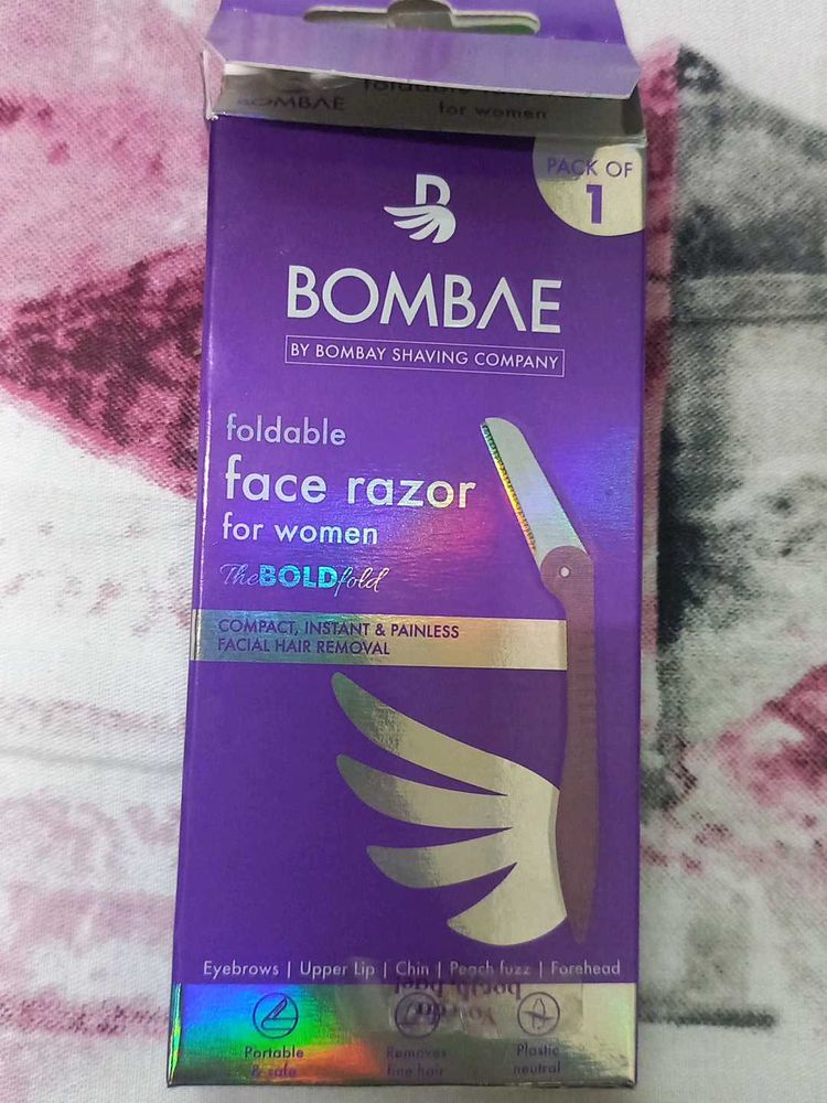 BOMBAE Foldable Face Razor