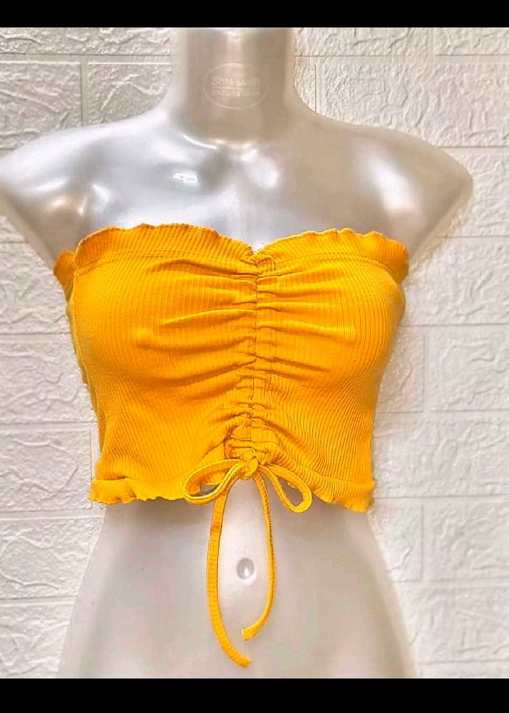 Yellow Tube Top 28 to 32 inches