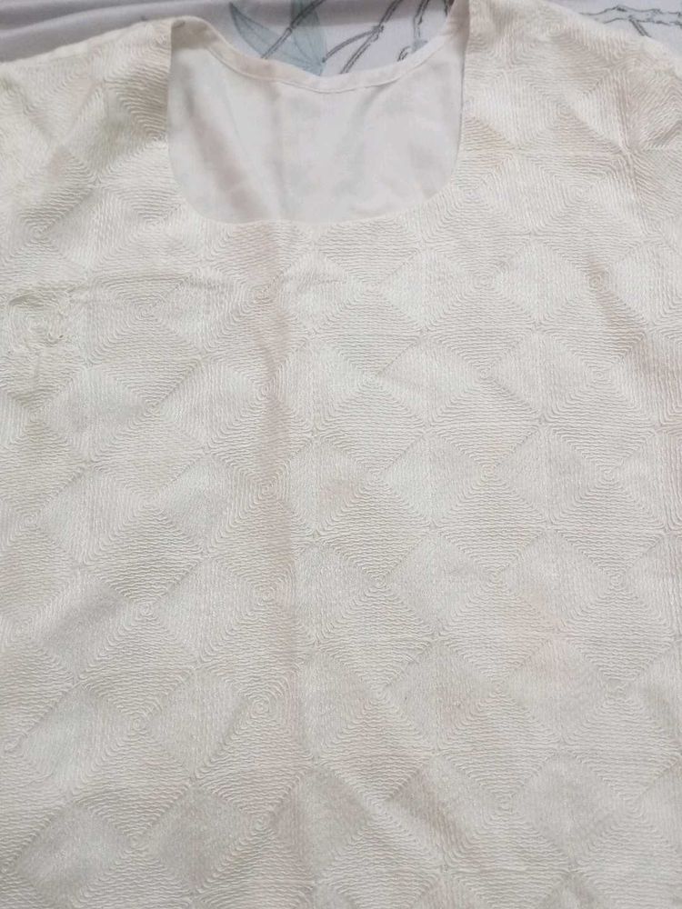 White Short Sleeve Top