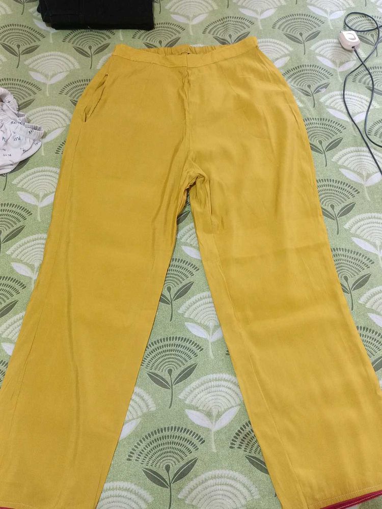 Yellow Palazzo Pants