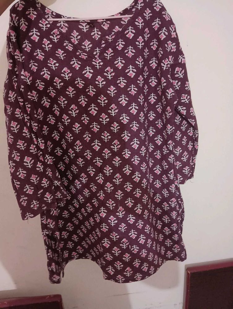 Printed Short Kurti