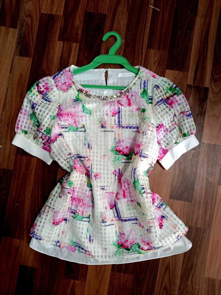 Chiffon Tops M Size