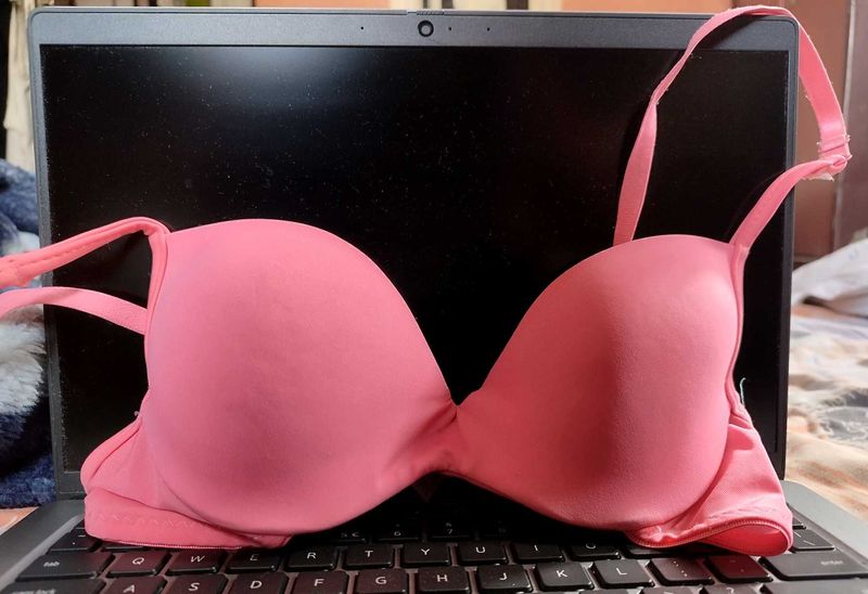 Lightly Padded Pushup Bra - Baby Pink