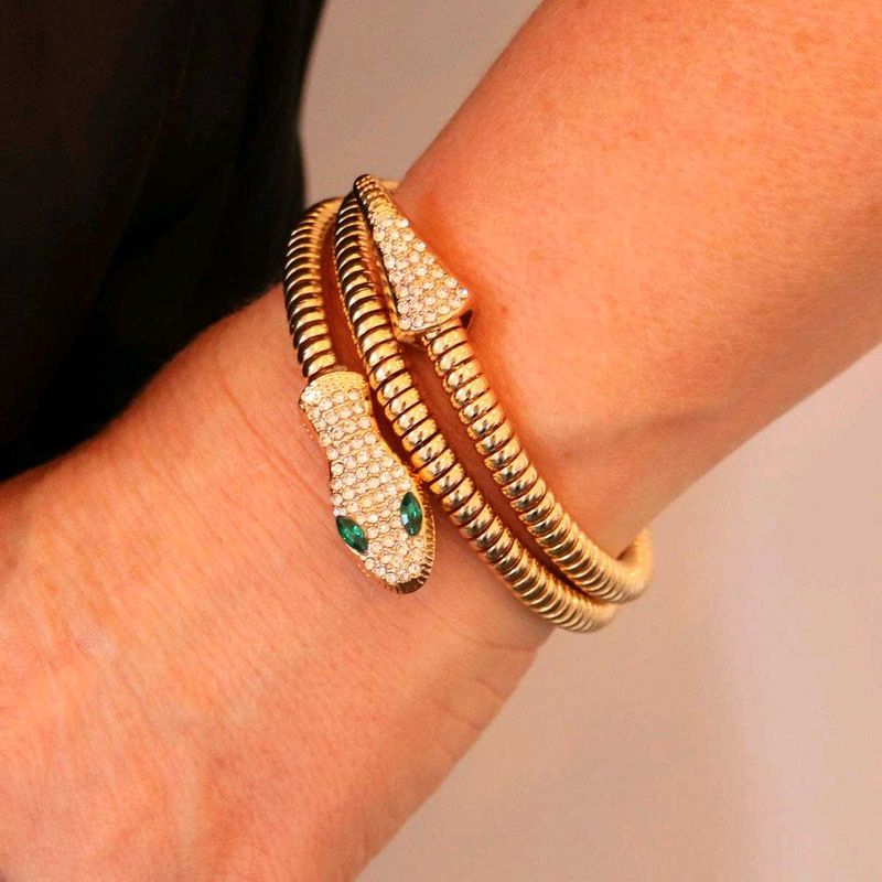 Gold Snake Bracelet