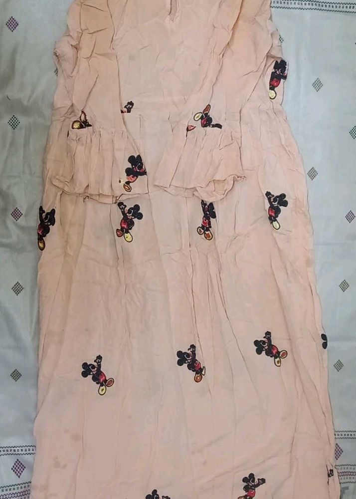 || Cute Mickey Mouse Dress ||