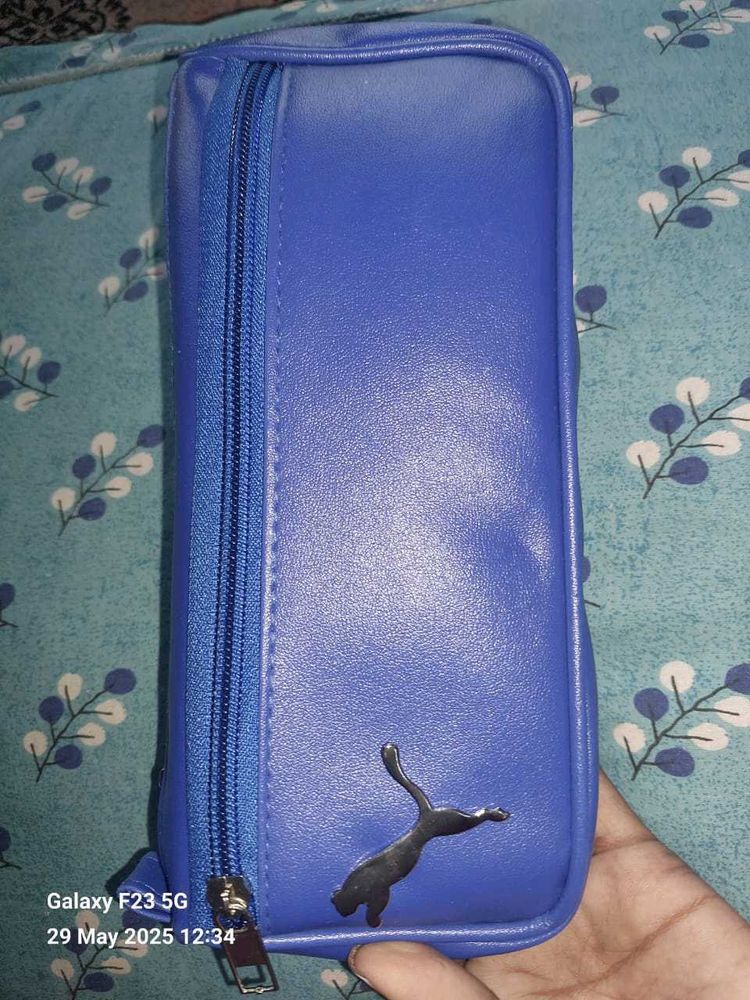 Puma Blue Pouch
