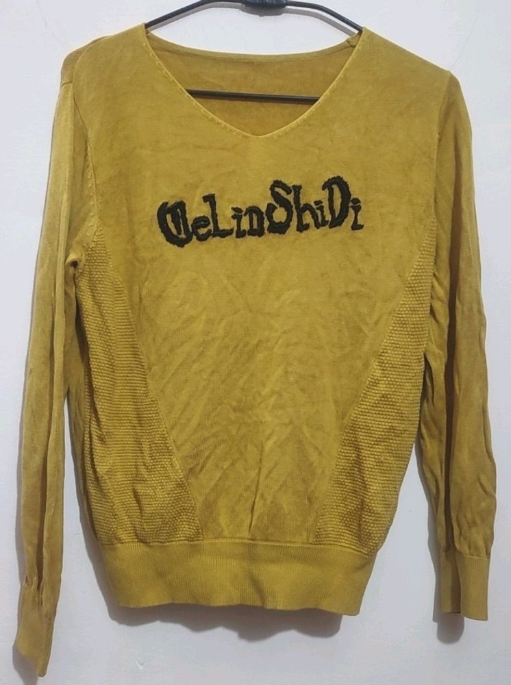 Musturd Winter Top For Girl Or Women 32 Bust