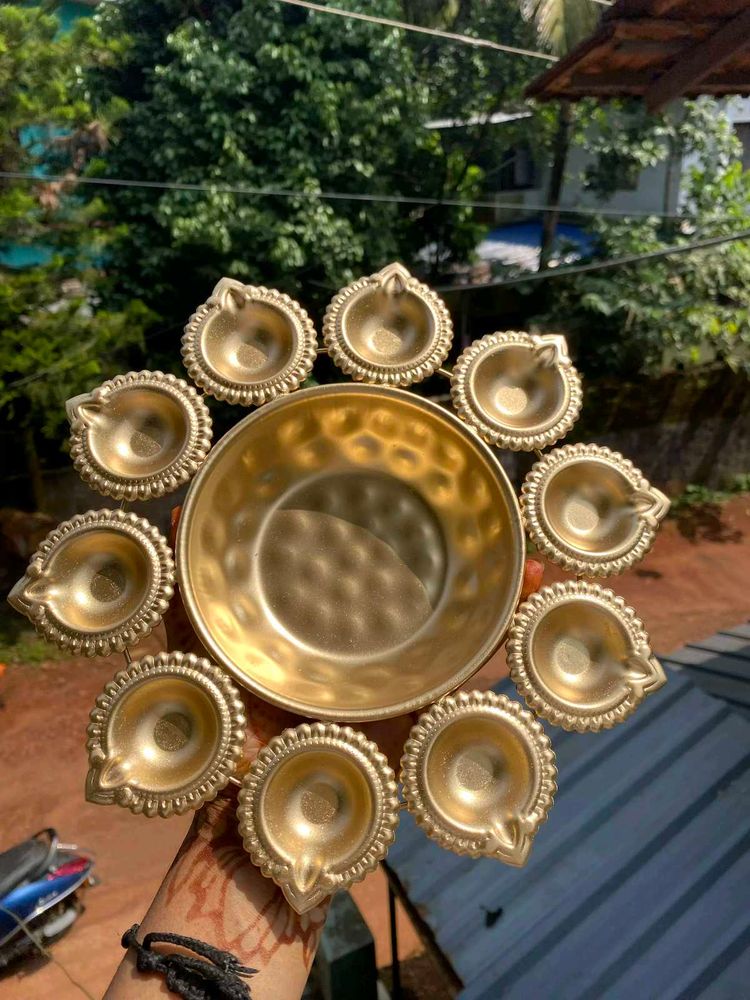 Decorative Metal Diya