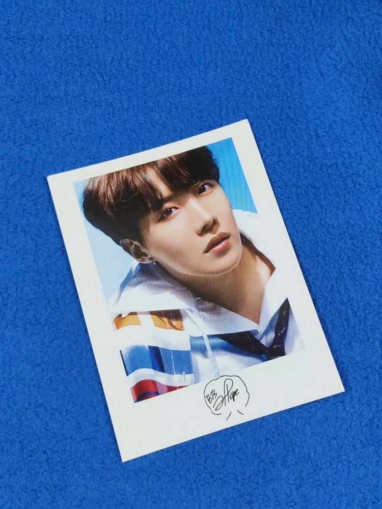 BTS Hobi/J Hope Polaroid With Autograph