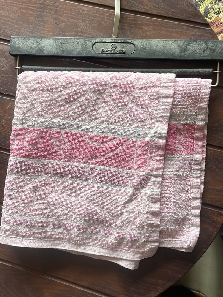 Pink Colour Towel