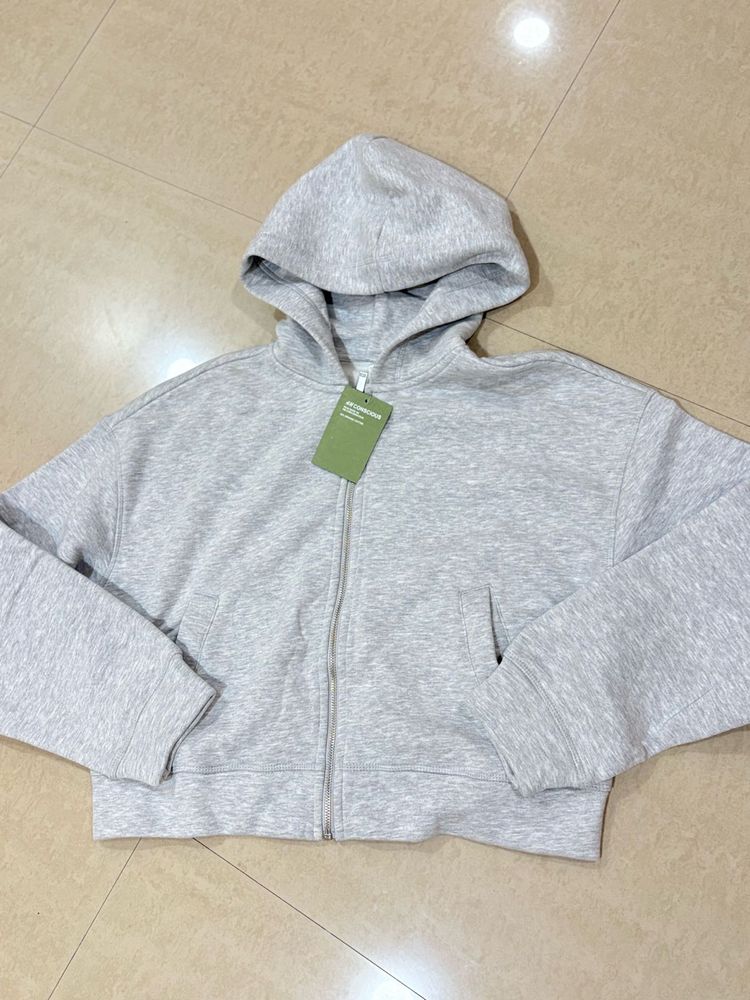 H&amp;M Oversize Zip Hoodie
