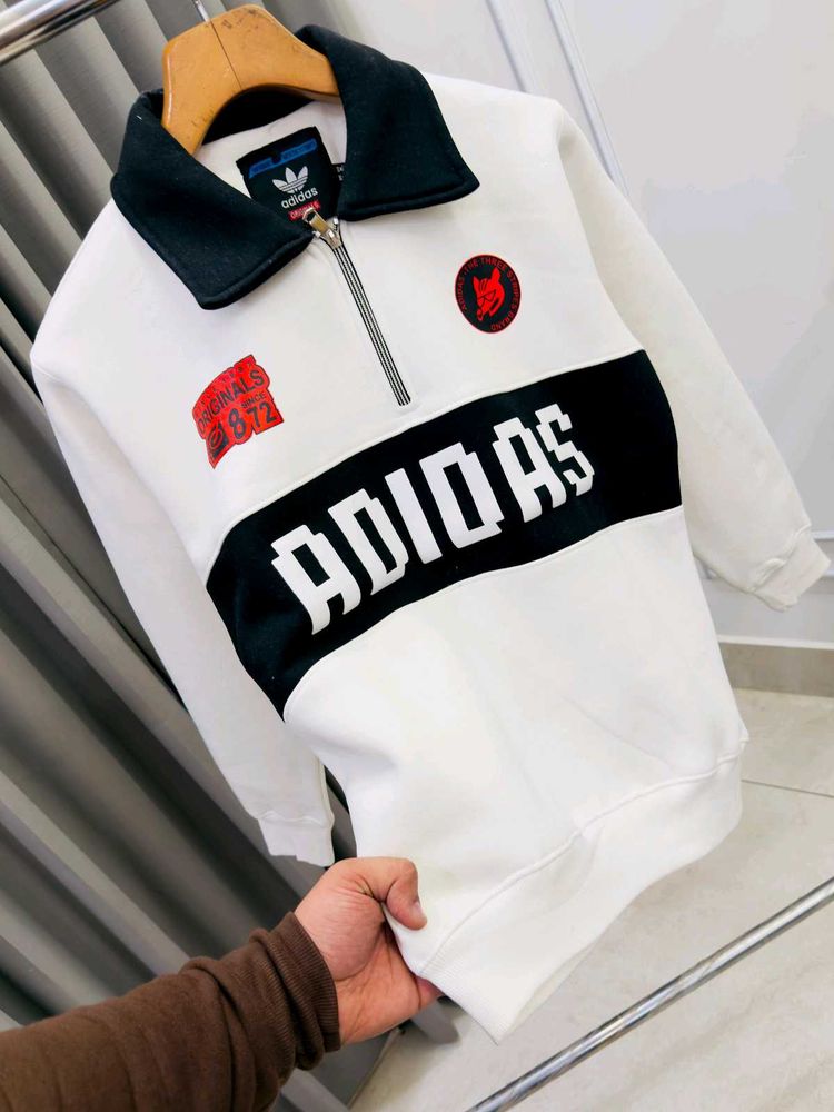 Adidas White Pullover