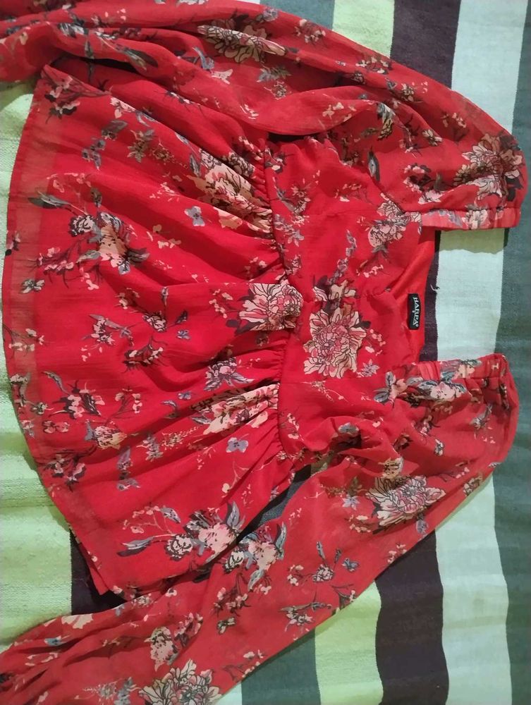 Red Full Sleeves Top 👚