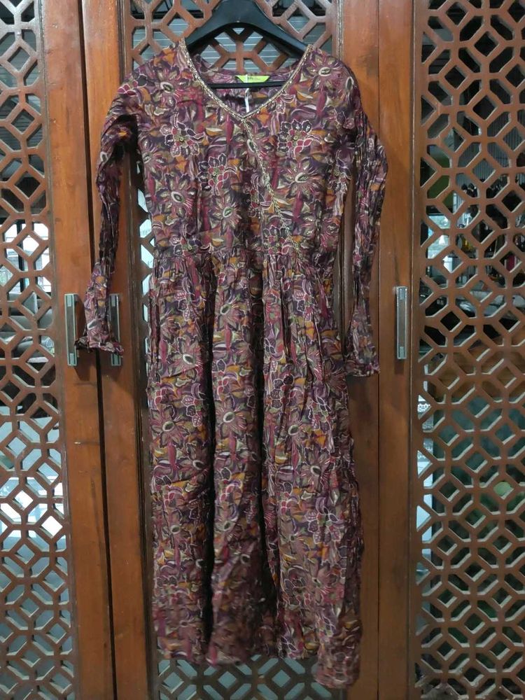 Bohemian Print Kurta Dress
