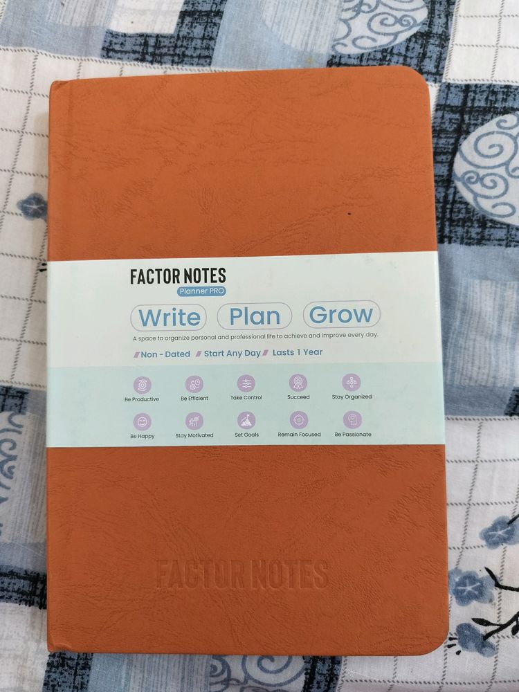 Orange Factor Notes Planner