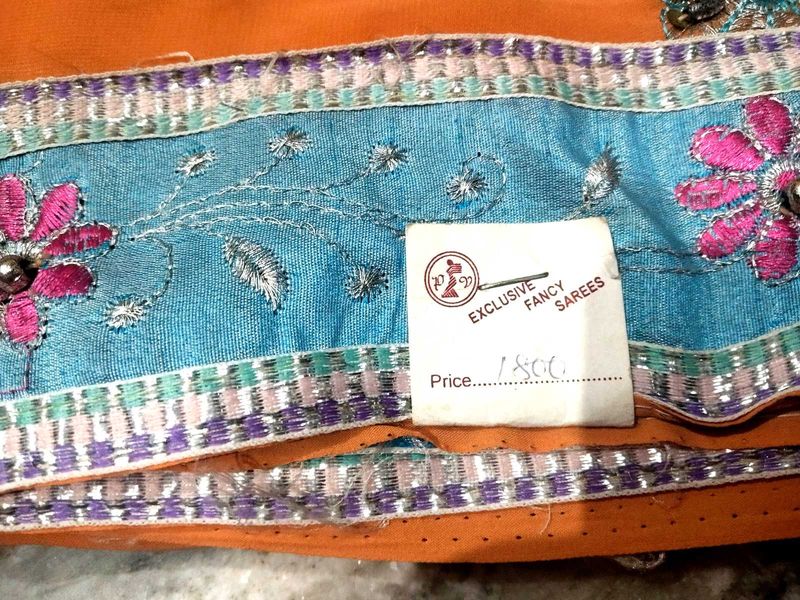 Exclusive Fancy Saree - Embroidered Detail