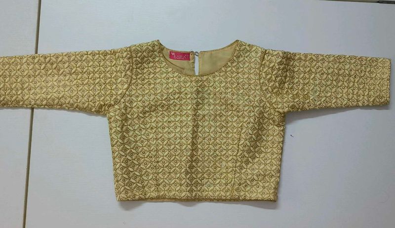 Gold Embroidered Blouse