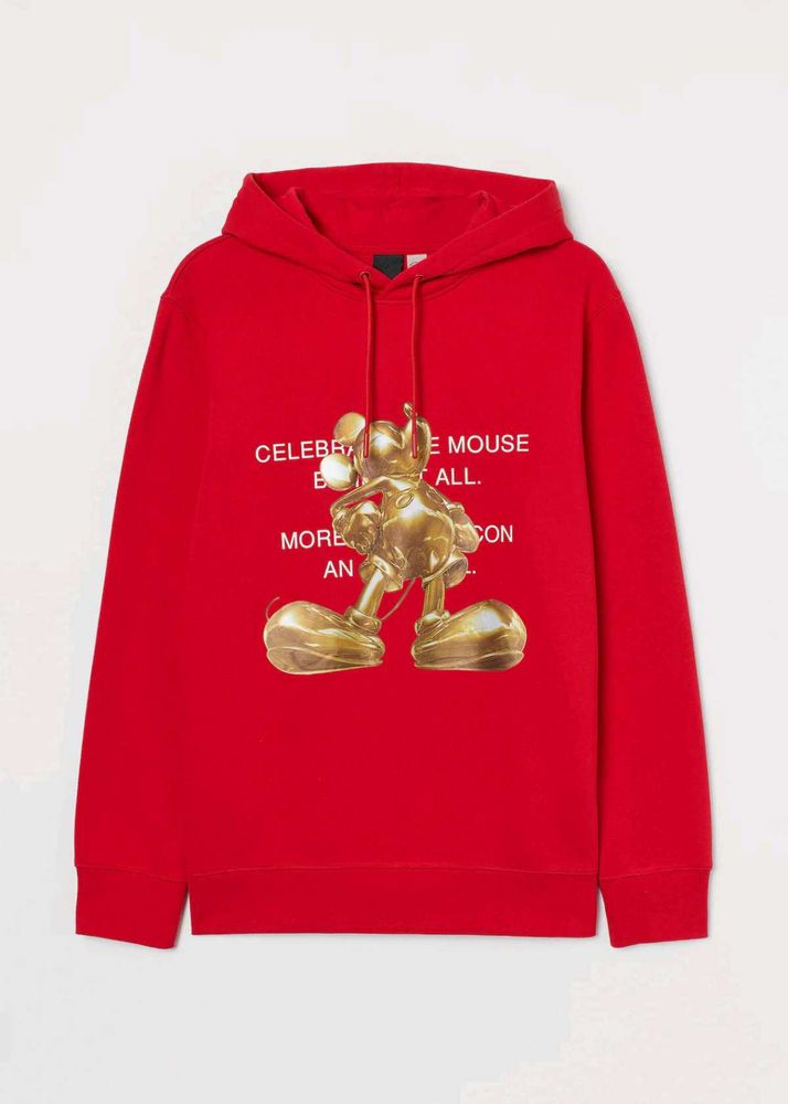 Red Mickey Mouse Hoodie