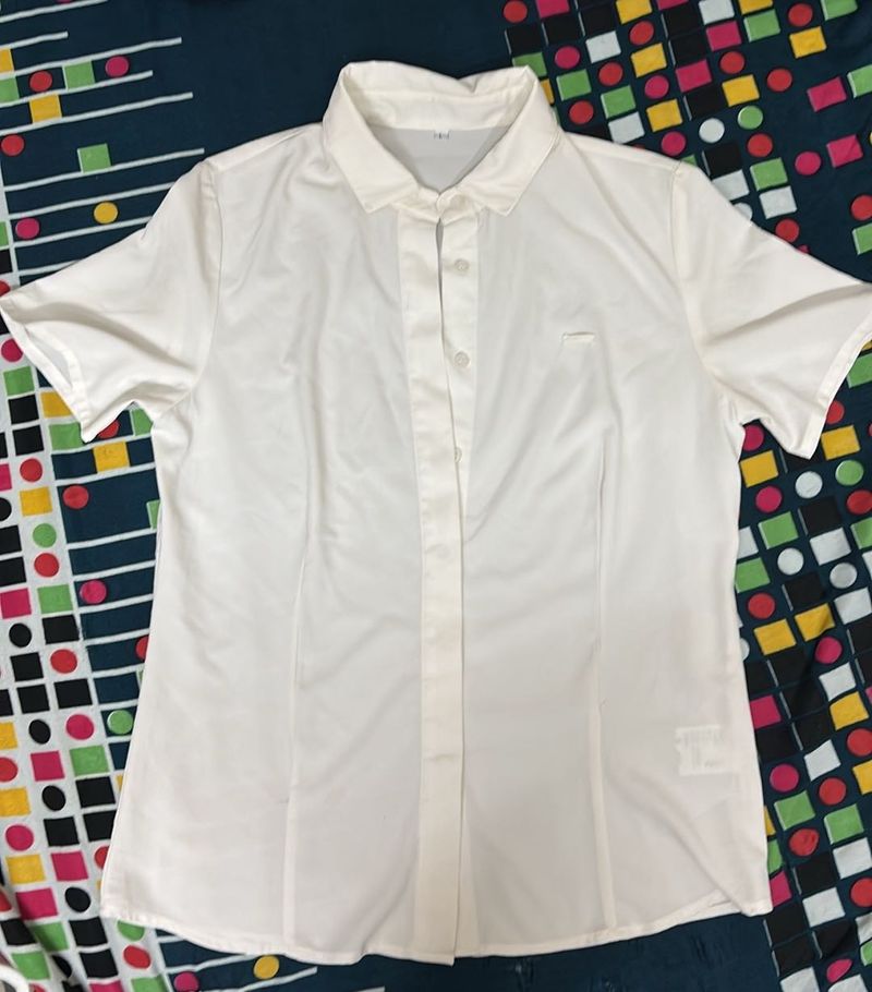 White Button-Down Shirt