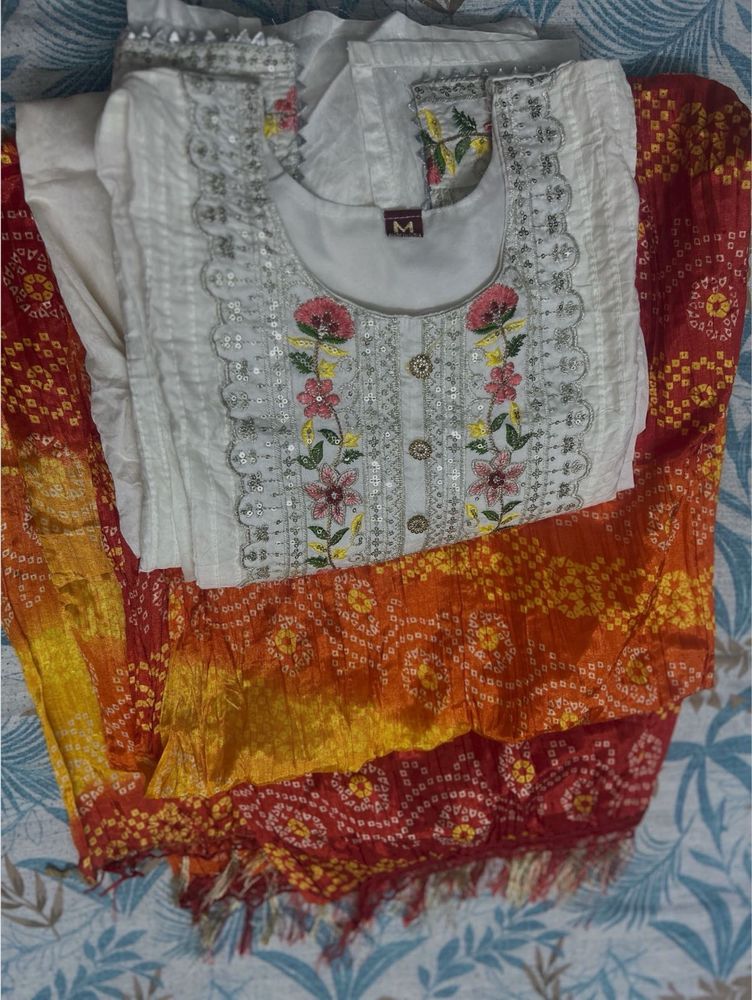 Elegant Embroidered Kurta Set