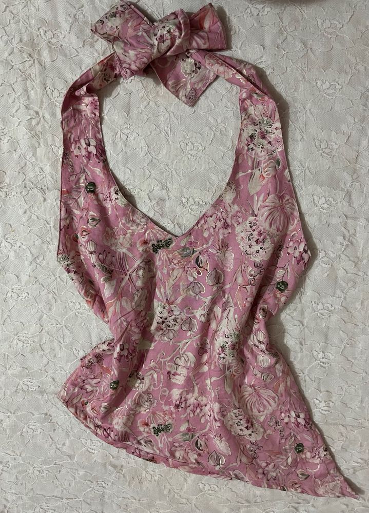 Baby Pink y2k asymmetrical Kurti