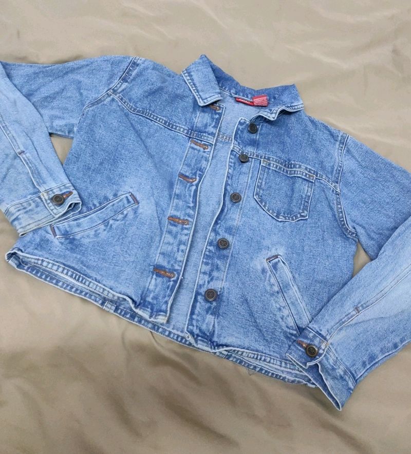 Blue Denim Jacket For Girls💙
