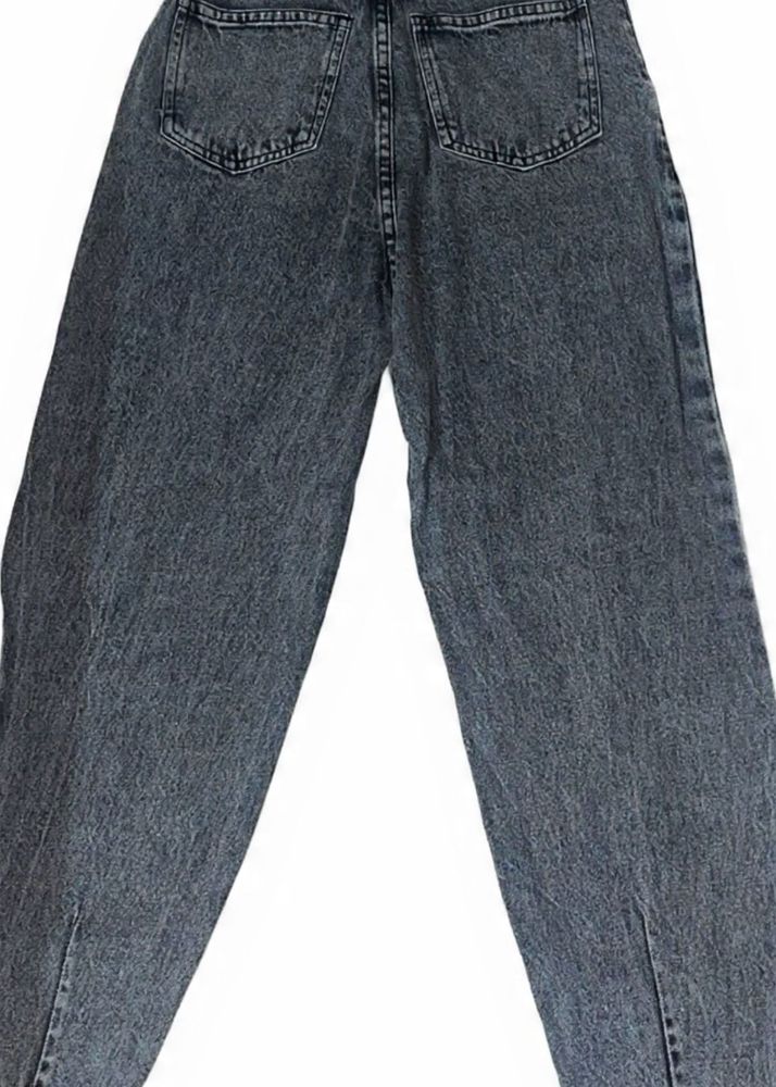 Acid Wash Denim Pants